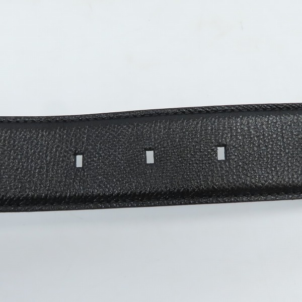 実際に弊社で買取させて頂いたBVLGARI/ブルガリ ロゴバックル レザー ベルトの画像 4枚目