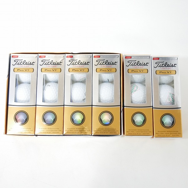 実際に弊社で買取させて頂いた【未使用/オウンネーム】Titleist/タイトリスト PRO V1 ゴルフボール 1.5ダース