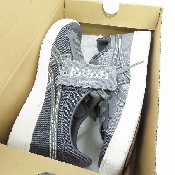 実際に弊社で買取させて頂いたasics/アシックス GEL-PTG for atmos OKAYAMA DENIM デニム地 スニーカー 1201A561-020/26.0の画像 7枚目