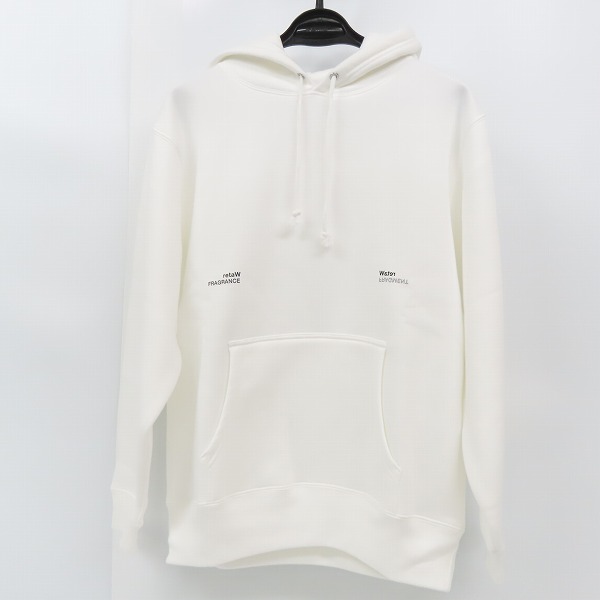 実際に弊社で買取させて頂いたretaW×FRAGMENT design/リトゥ×フラグメントデザイン ロゴプリント プルオーバーパーカー ホワイト/L