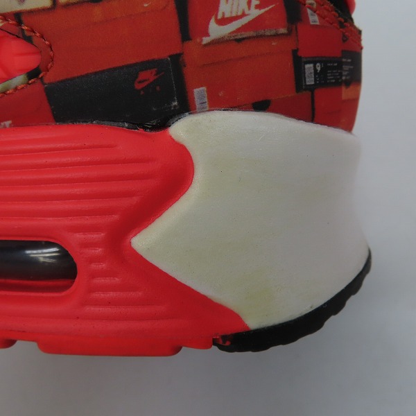 実際に弊社で買取させて頂いたNIKE×atmos/ナイキ×アトモス AIR MAX 90 PRNT WE LOVE NIKE エアマックス90 スニーカー AQ0926-001 /28の画像 6枚目