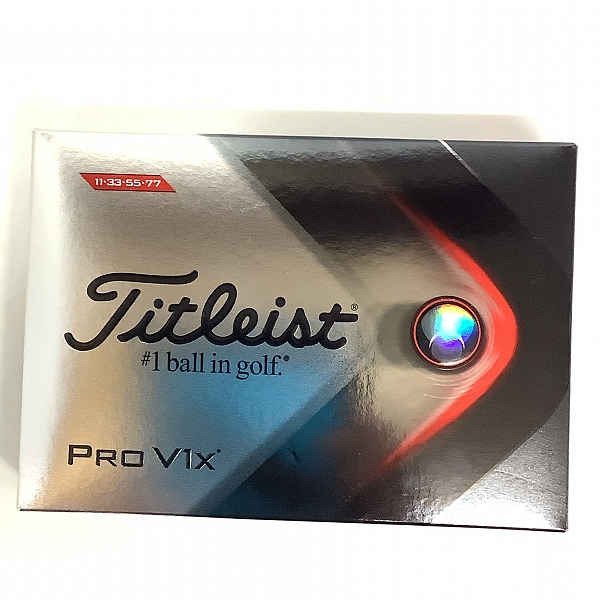 実際に弊社で買取させて頂いた(2)【未使用】Titleist/タイトリスト PRO V1x ゴルフボール 1ダースの画像 2枚目