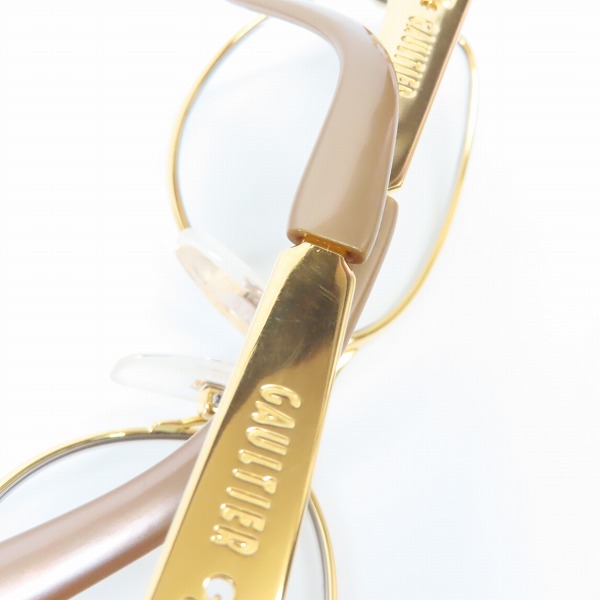 実際に弊社で買取させて頂いたJean Paul GAULTIER/ジャンポールゴルチエ サングラス/アイウェア/度入り 56-6105の画像 7枚目