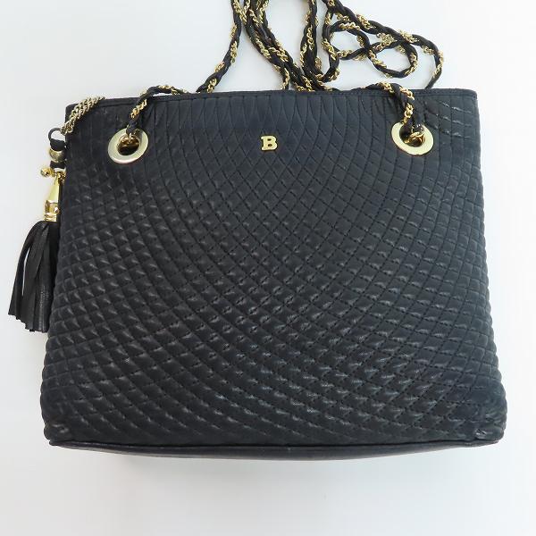 実際に弊社で買取させて頂いたBALLY/バリー キルティング ショルダーバッグの画像 1枚目