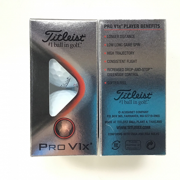 実際に弊社で買取させて頂いた（2）【未使用】Titleist/タイトリスト PRO V1x ゴルフボール 1ダースの画像 1枚目