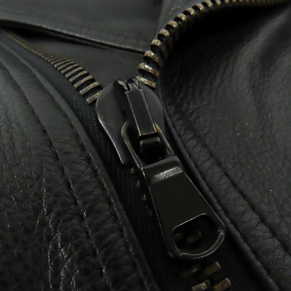 実際に弊社で買取させて頂いたMoonage Devilment/ムーンエイジデビルメント  カウレザーダブルライダースジャケット mjk-0116/44の画像 7枚目