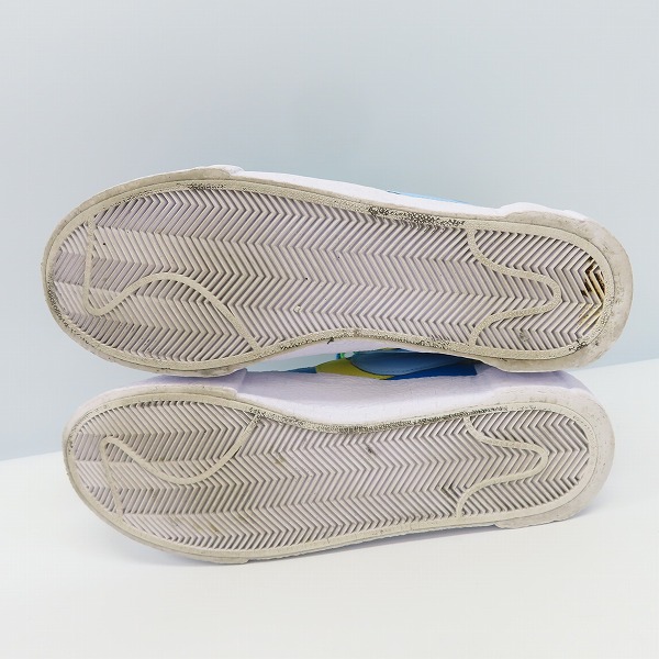 実際に弊社で買取させて頂いたKAWS×sacai×NIKE/カウズ×サカイ×ナイキ BLAZER LOW Neptune Blue/ブレーザーロー ネプチューンブルーDM7901-400/26.5の画像 2枚目