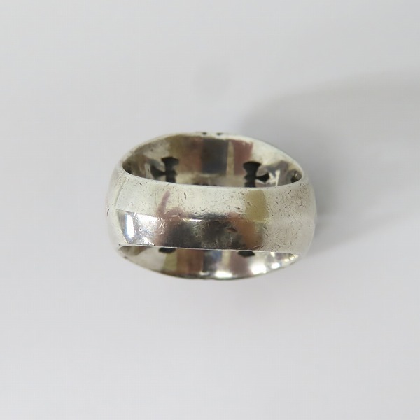 実際に弊社で買取させて頂いたDEAL DESIGN/ディールデザイン グリッド スカル カレッジ リング 21号の画像 3枚目