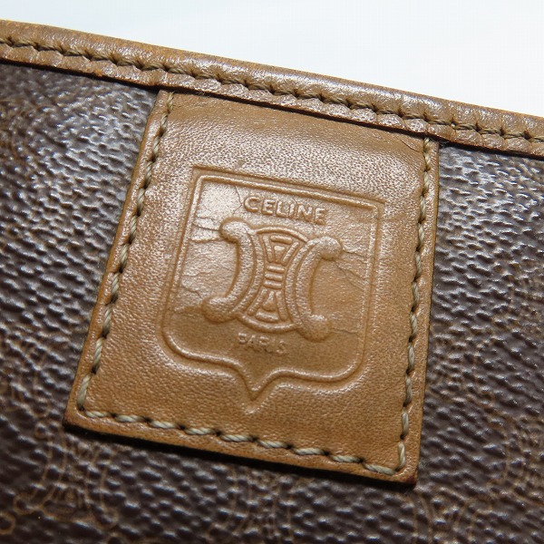 実際に弊社で買取させて頂いたCELINE/セリーヌ マカダム柄 クラッチバッグの画像 4枚目