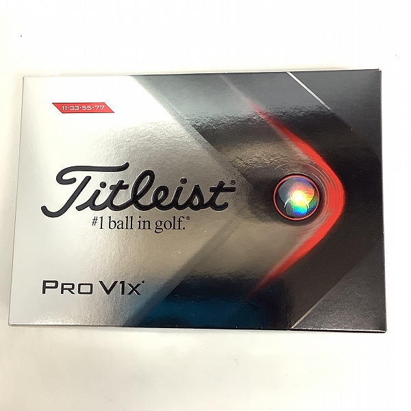 実際に弊社で買取させて頂いた(4)【未使用】Titleist/タイトリスト PRO V1x ゴルフボール 1ダースの画像 2枚目