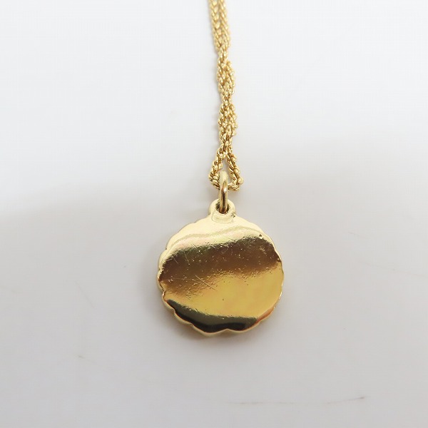 実際に弊社で買取させて頂いたChristian Dior/クリスチャンディオール ディオール ロゴ ラインストーン ネックレス イヤリング セットの画像 2枚目