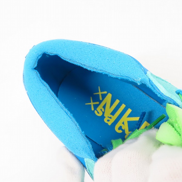 実際に弊社で買取させて頂いたKAWS×sacai×NIKE/カウズ×サカイ×ナイキ Blazer Low Neptune Blue ブレーザー DM7901-400 26.5の画像 4枚目