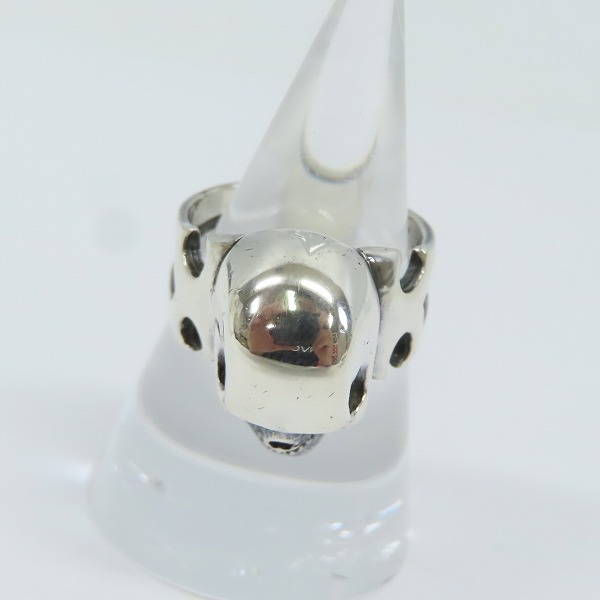 実際に弊社で買取させて頂いた【ギャラ付】CRAZY PIG/クレイジーピッグ CUTAWAY SKULL カットアウェイスカル リング/指輪 16.5-17号の画像 1枚目
