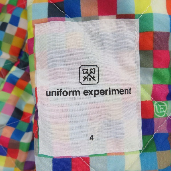 実際に弊社で買取させて頂いたuniform experiment/ユニフォームエクスペリメント Pコート UE-134020/4の画像 2枚目