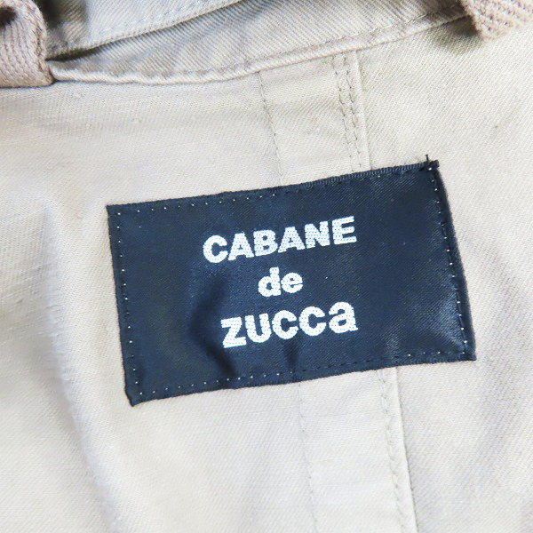 実際に弊社で買取させて頂いたCABANE de ZUCCa/カバンドズッカ ジップアップ フーディCZ12FA600/Sの画像 2枚目