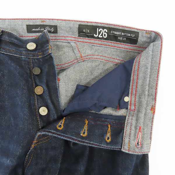 実際に弊社で買取させて頂いたARMANI EXCHANGE/アルマーニエクスチェンジ ストレート デニムパンツ J26 3GZJ26 Z1EBZ/31の画像 6枚目