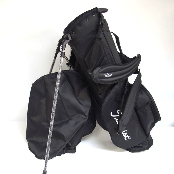 実際に弊社で買取させて頂いた【未使用】Titleist/タイトリスト Players 4/プレイヤーズ4 TB21SX4 BKBK スタンドキャディバッグ ブラックの画像 1枚目