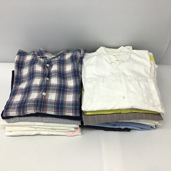 実際に弊社で買取させて頂いた【おまとめ品】バーバリー ブラックレーベル/クオドロ/ディガウェル 他 切り替えデザインシャツ/ボタンダウンシャツの画像 8枚目