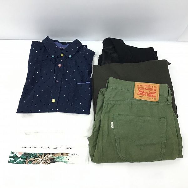 実際に弊社で買取させて頂いた【おまとめ品】トミーヒルフィガー/グレイトフルデッド/ユナイテッドアローズ/リーバイス他 ジャケット/Tシャツ等