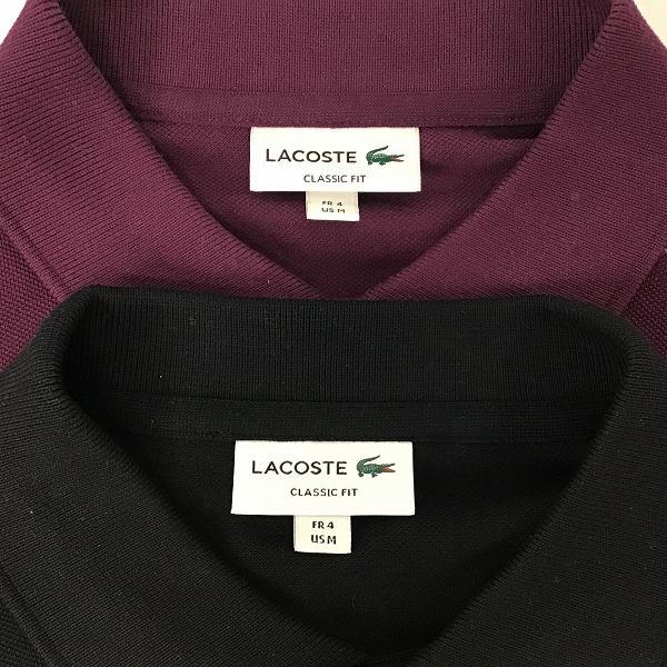 実際に弊社で買取させて頂いたLACOSTE/ラコステ 長袖ポロシャツ 4/2点セットの画像 2枚目