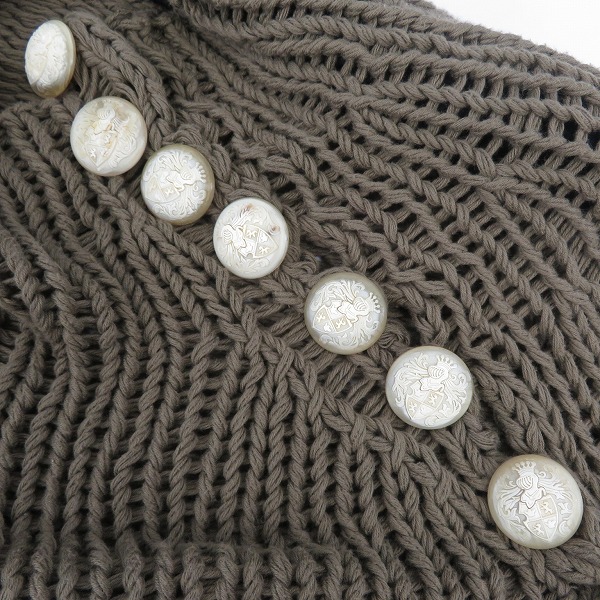 実際に弊社で買取させて頂いたBALMAIN/バルマン ローゲージ ニット トップス M647B852/XSの画像 7枚目