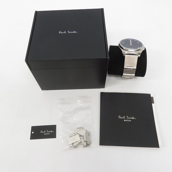 実際に弊社で買取させて頂いたPaul Smith/ポールスミス クォーツ 腕時計 F335-S082561【動作未確認】の画像 6枚目