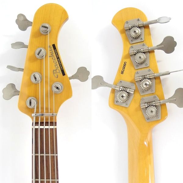 実際に弊社で買取させて頂いた★Bacchus/バッカス Universe Series BJB5-550 OW ジャズベType 5弦ベース プリアンプ内蔵 ソフトケース付の画像 3枚目