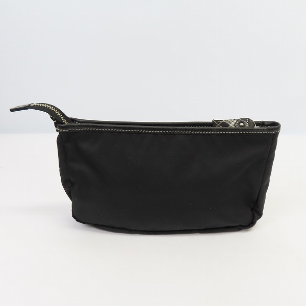 実際に弊社で買取させて頂いたBURBERRY BLUE LABEL/バーバリーブルーレーベル スタッズ クラッチバッグの画像 1枚目