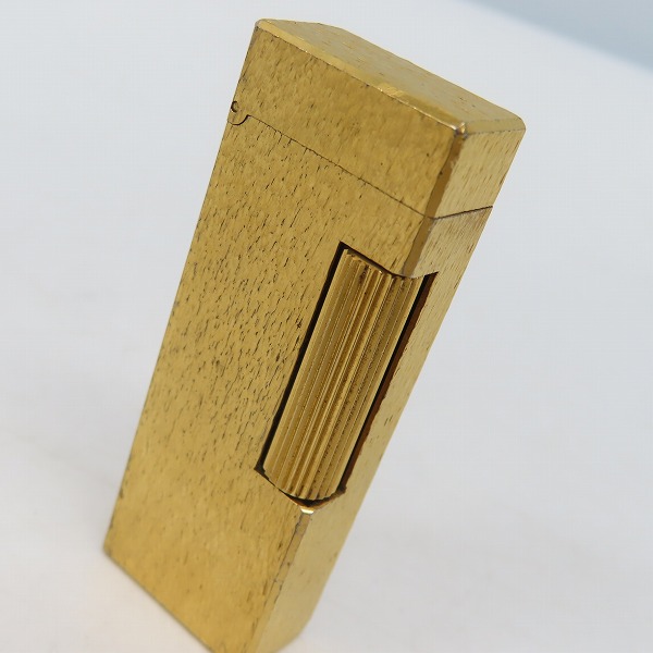 実際に弊社で買取させて頂いたdunhill/ダンヒル サイドローラー ゴールド ライターの画像 4枚目