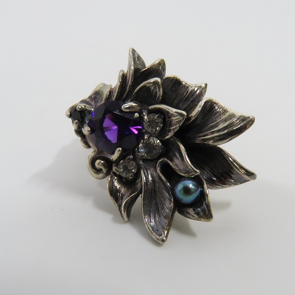 実際に弊社で買取させて頂いた【ギャラ付き】Bloody Mary/ブラッディマリー Luminescence Ring/ルミネセンス リング D0.01/7号の画像 1枚目