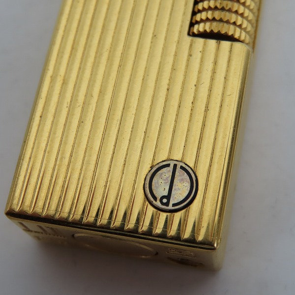 実際に弊社で買取させて頂いたdunhill/ダンヒル サイドローラーガスライター ゴールドの画像 3枚目