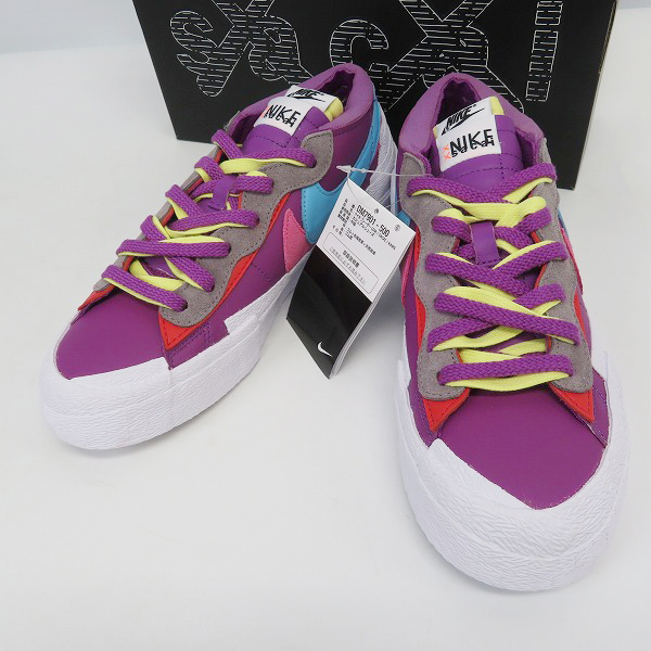 実際に弊社で買取させて頂いた【未使用】KAWS×SACAI×NIKE/カウズ×サカイ×ナイキ BLAZER LOW/ブレーザー ロー DM7901-500/26