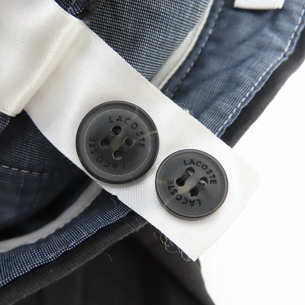 実際に弊社で買取させて頂いたLACOSTE/ラコステ スリムフィットチノパンツ HH8501/Lの画像 4枚目
