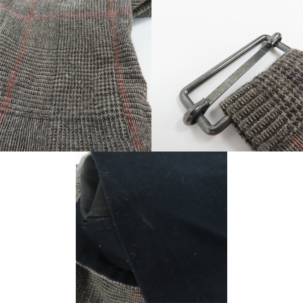 実際に弊社で買取させて頂いたANN DEMEULEMEESTER/アンドゥムルメステール チェック柄 パンツ XXSの画像 8枚目