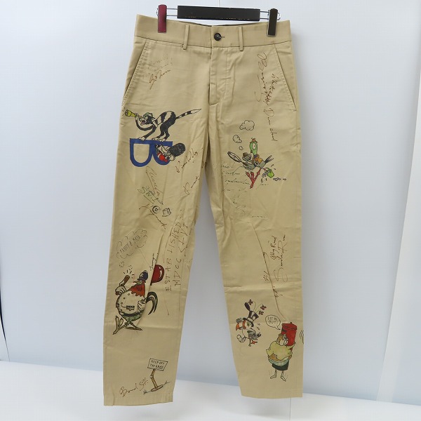 実際に弊社で買取させて頂いたBURBERRY/バーバリー スケッチプリント コットン クロップトチノ 44