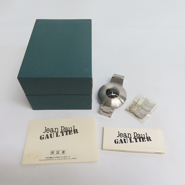 実際に弊社で買取させて頂いたJean Paul GAULTIER/ジャンポールゴルチエ UFOウォッチ 6031-G08661Y 【動作未確認】の画像 8枚目