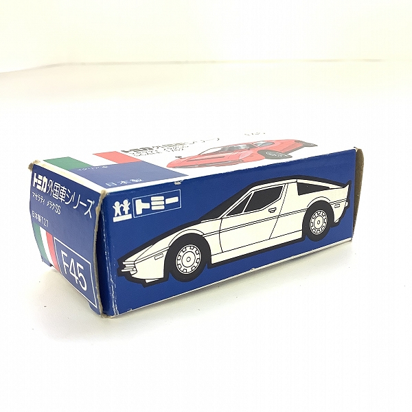 実際に弊社で買取させて頂いた(1)【空箱のみ】トミカ 外国車シリーズ 青箱 F45 マセラティ メラク SSの画像 2枚目