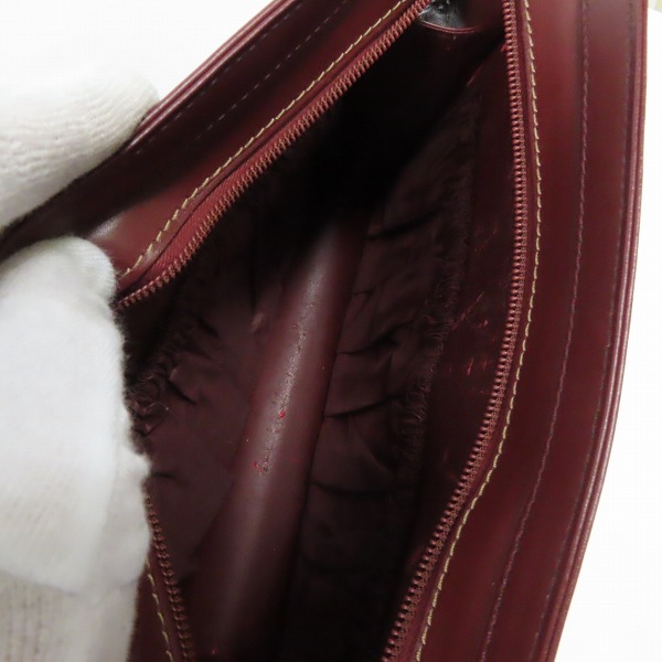 実際に弊社で買取させて頂いたCartier/カルティエ マストライン レザー クラッチバッグ/セカンドバッグの画像 3枚目