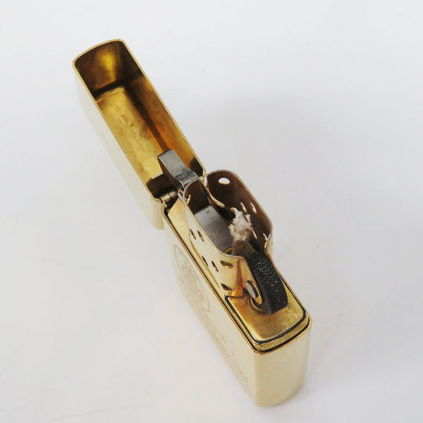 実際に弊社で買取させて頂いたZIPPO/ジッポー SOLID BRASS ソリッドブラス USS TORTUGA LSD46 1932-1992 92年製の画像 4枚目