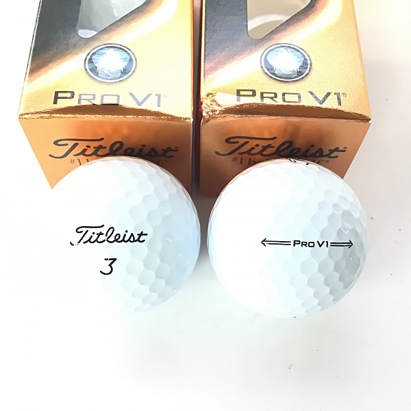 実際に弊社で買取させて頂いた（6）【未使用】Titleist/タイトリスト PRO V1 ゴルフボール1ダースの画像 2枚目
