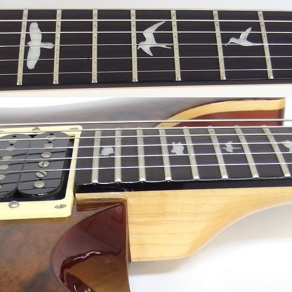 実際に弊社で買取させて頂いた★PRS/Paul Reed Smith/ポールリードスミス SE Custom 24 バードインレイ コイルタップ搭載 ギグケース付 の画像 4枚目