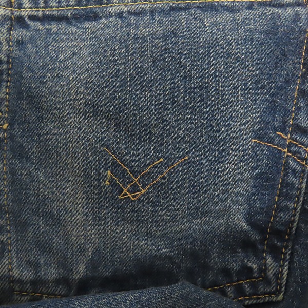 実際に弊社で買取させて頂いたDOUBLE WORKS/ダブルワークス 551 GRIPEER ZIPPER/グリッパージッパー デニムパンツ /28の画像 9枚目