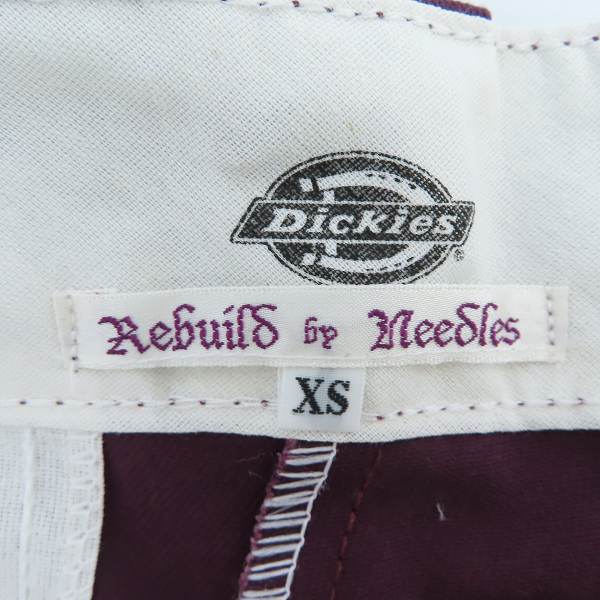 実際に弊社で買取させて頂いた【未使用】Dickies×Rebuild by Needles/ディッキーズ×リビルドバイニードルス DARTS SLIM PANT チノパン/XSの画像 2枚目