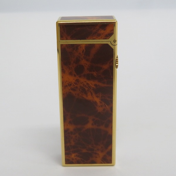 実際に弊社で買取させて頂いたdunhill/ダンヒル デミブラウン柄 ローラー ガスライターの画像 1枚目