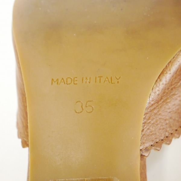 実際に弊社で買取させて頂いたLOEWE/ロエベ MID HELL MULE ミュール/ヒールシューズ 35の画像 5枚目