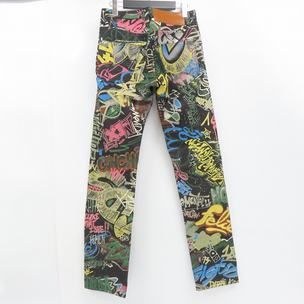 実際に弊社で買取させて頂いた【JPタグ】LOEWE/ロエベ グラフィティペイント 5ポケット パンツ Size：44の画像 1枚目