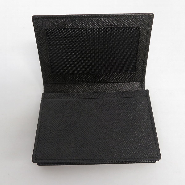 実際に弊社で買取させて頂いたBVLGARI/ブルガリ グレインレザー カードケース/名刺入れの画像 3枚目