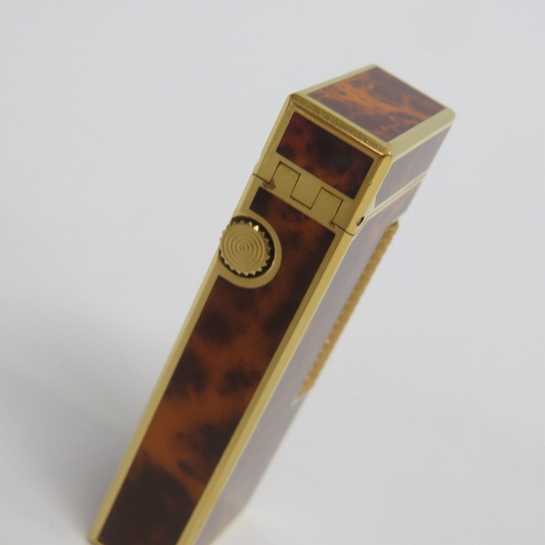 実際に弊社で買取させて頂いたdunhill/ダンヒル デミブラウン柄 ローラー ガスライターの画像 3枚目