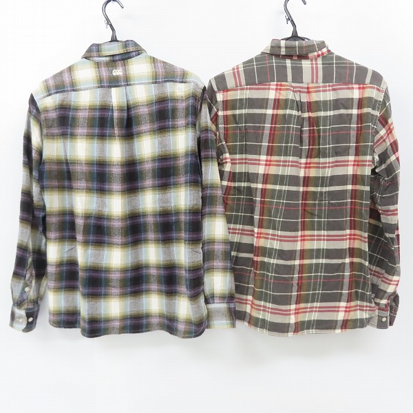 実際に弊社で買取させて頂いたCANTERBURY/カンタベリー 長袖 チェックシャツ/ネルシャツ 2点セットの画像 1枚目