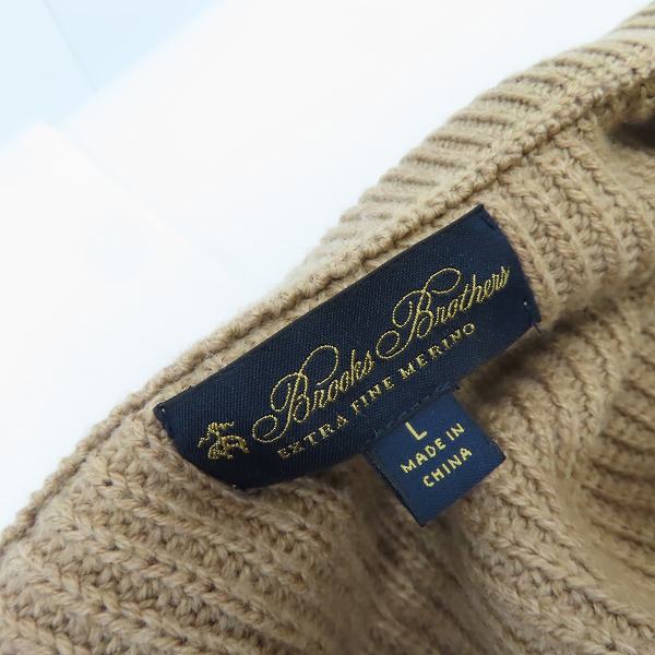 実際に弊社で買取させて頂いたBROOKS BROTHERS/ブルックスブラザーズ ジップアップ ニット セーター Lの画像 2枚目